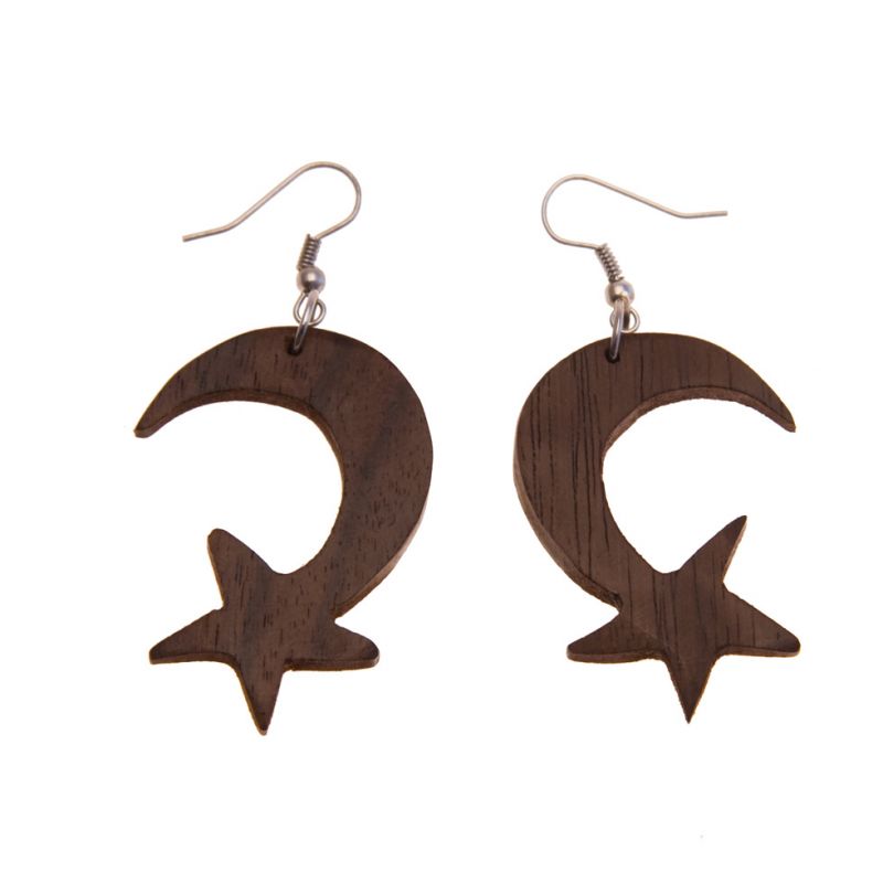 Earrings Moon and Polar Star at Conjunction Indonesia
