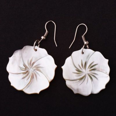 Shell earrings Flower of Seduction