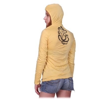 Women's hooded t-shirt Sure Elephant Yellow Thailand