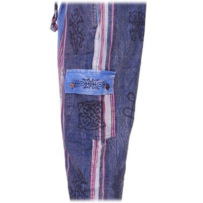 Men's ethnic trousers Gambar Blue Nepal