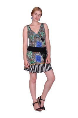 Ethno dress with wide straps Yanisa Jujur | UNISIZE (equals S/M)