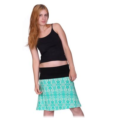 Mini skirt Ibu Lawan | with a BLACK BELT, with a GREEN BELT