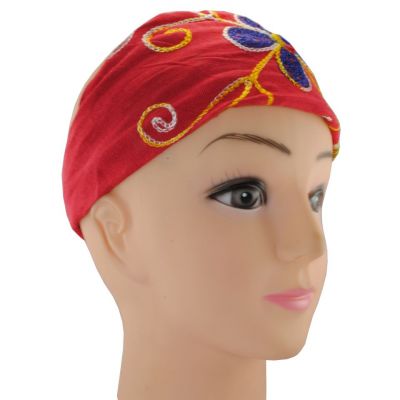 Headband Kilau Merah Nepal