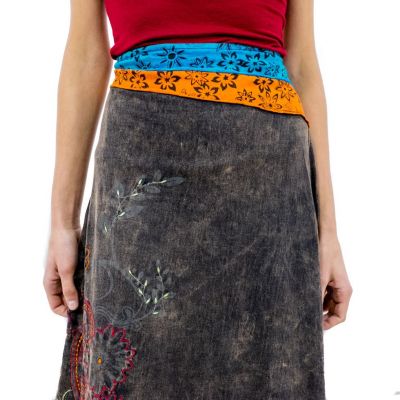 Long skirt embroidered ethno Bhamini Akar