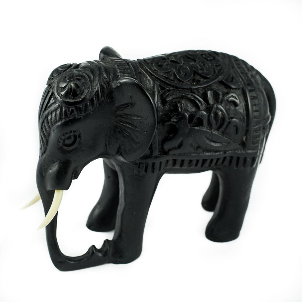 Resin statuette Elephant - decorated