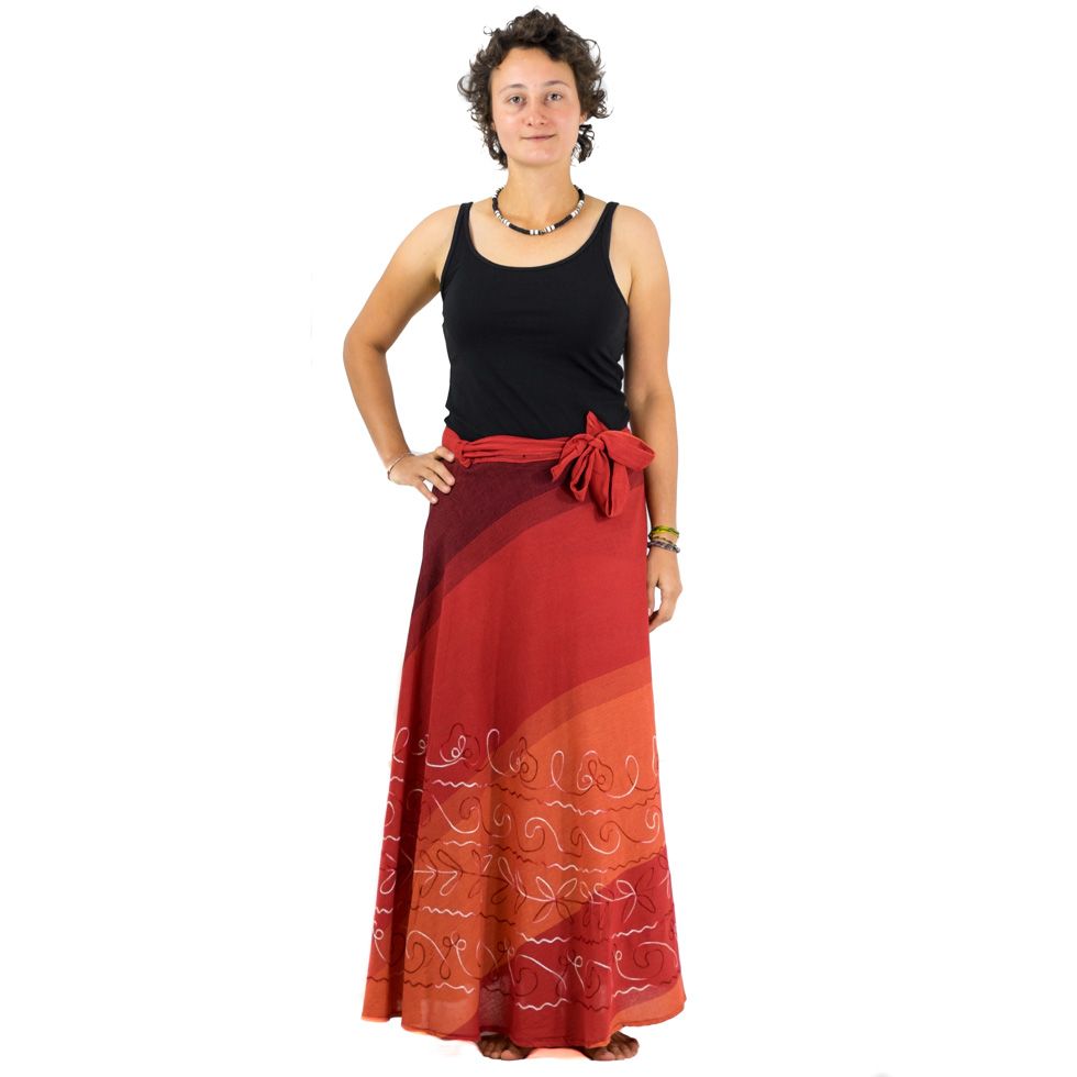 Long wraparound skirt Vasanti Senja Nepal