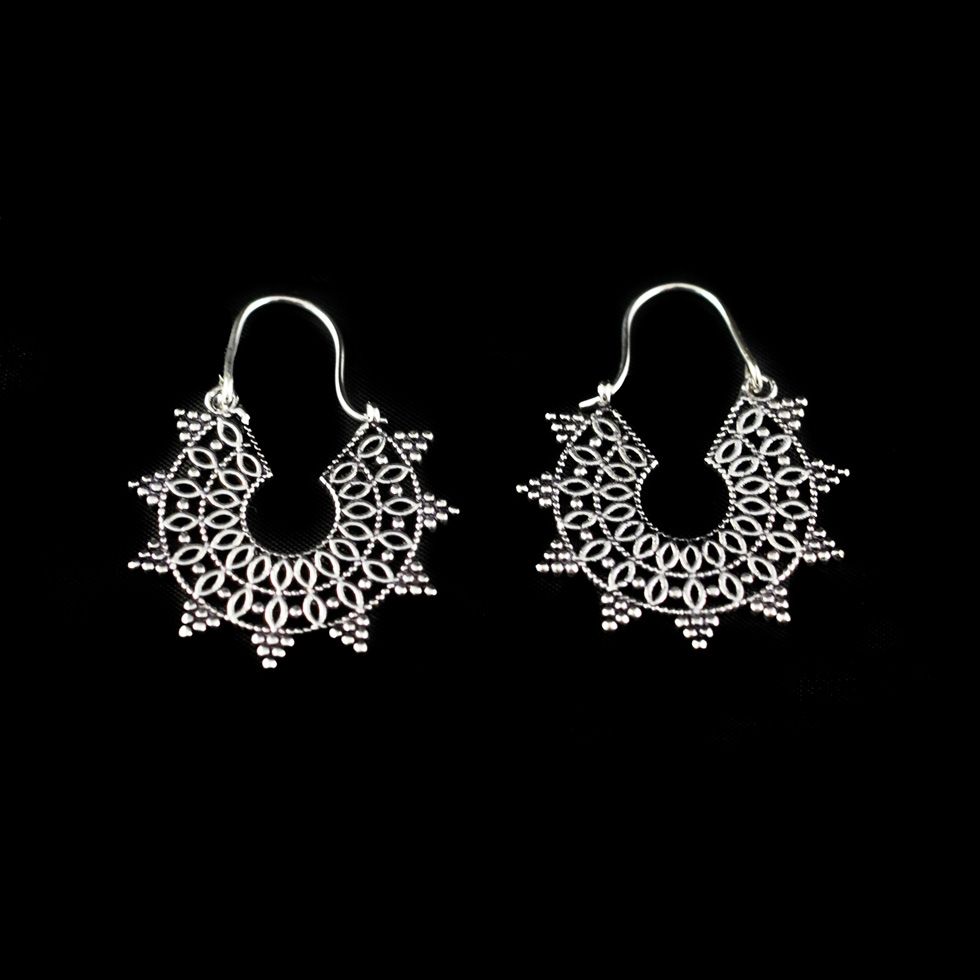 German silver earrings Archana India