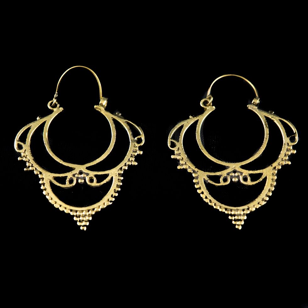 Brass earrings Gia India