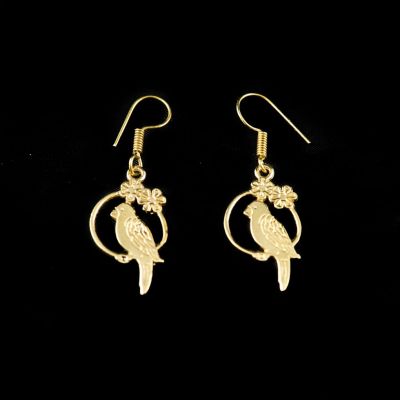 Brass earrings Sarika