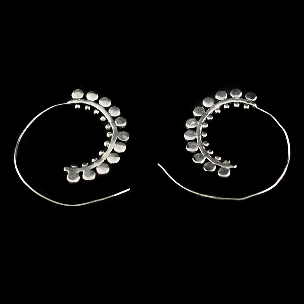 German silver earrings Priya India