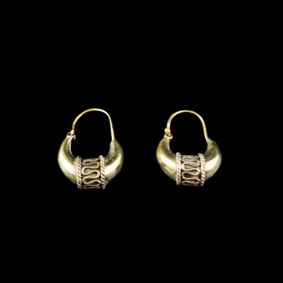 Brass earrings Thoda Praacheen