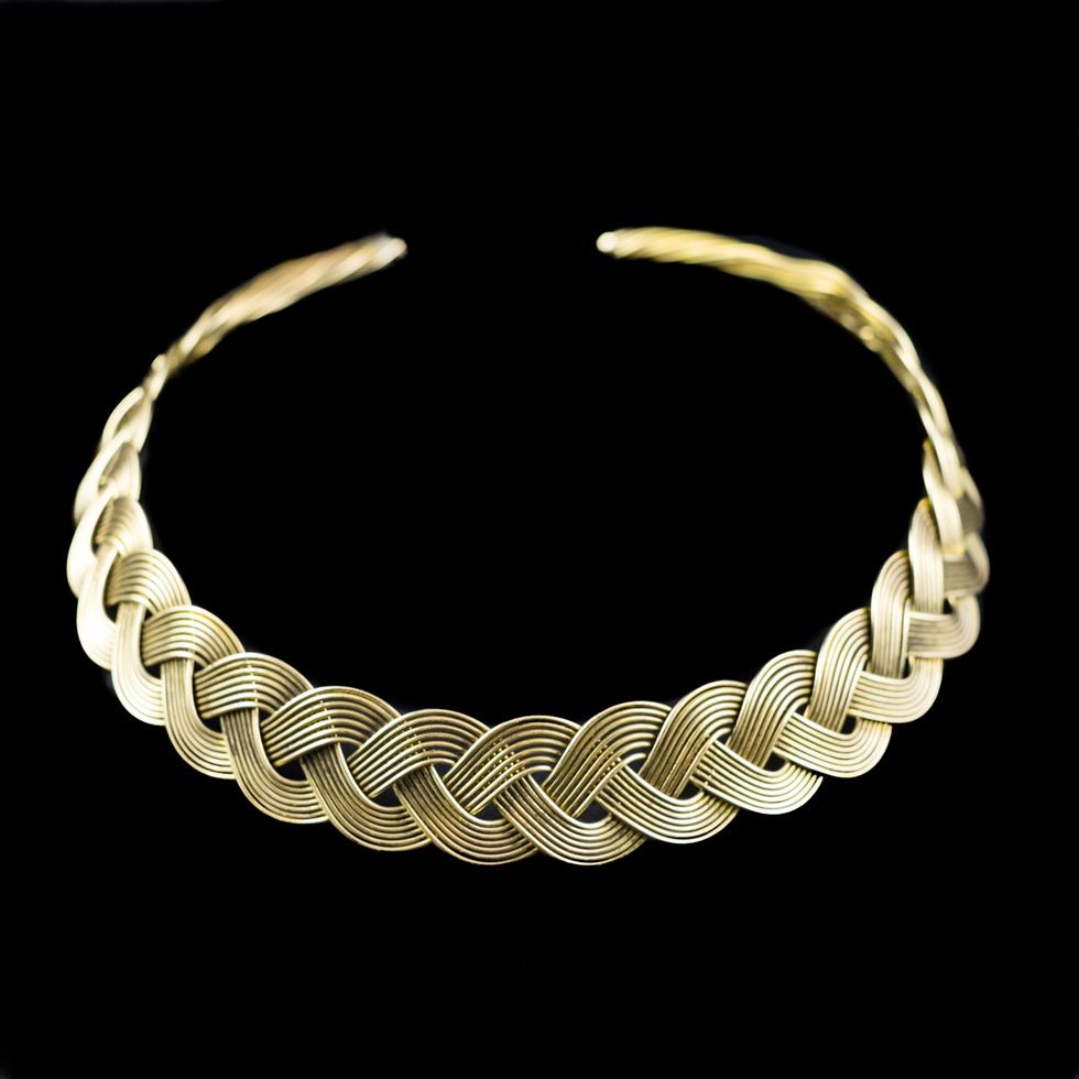 Brass necklace Aphrodité