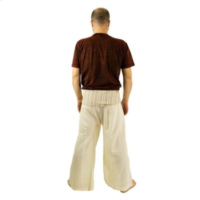 Wrap trousers - Fisherman's Trousers - beige Nepal