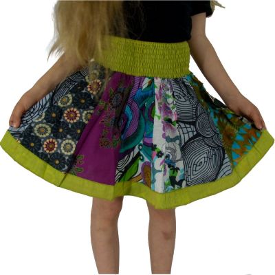 Children's skirt Karishma Green