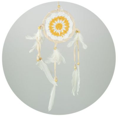 Dream catcher with crocheting Harvest
