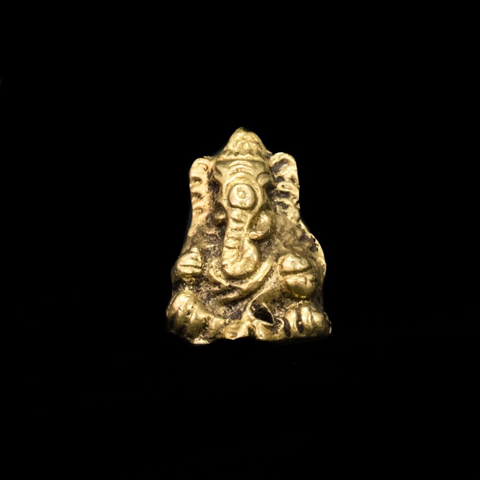 Metal incense holder Ganesh 2 India