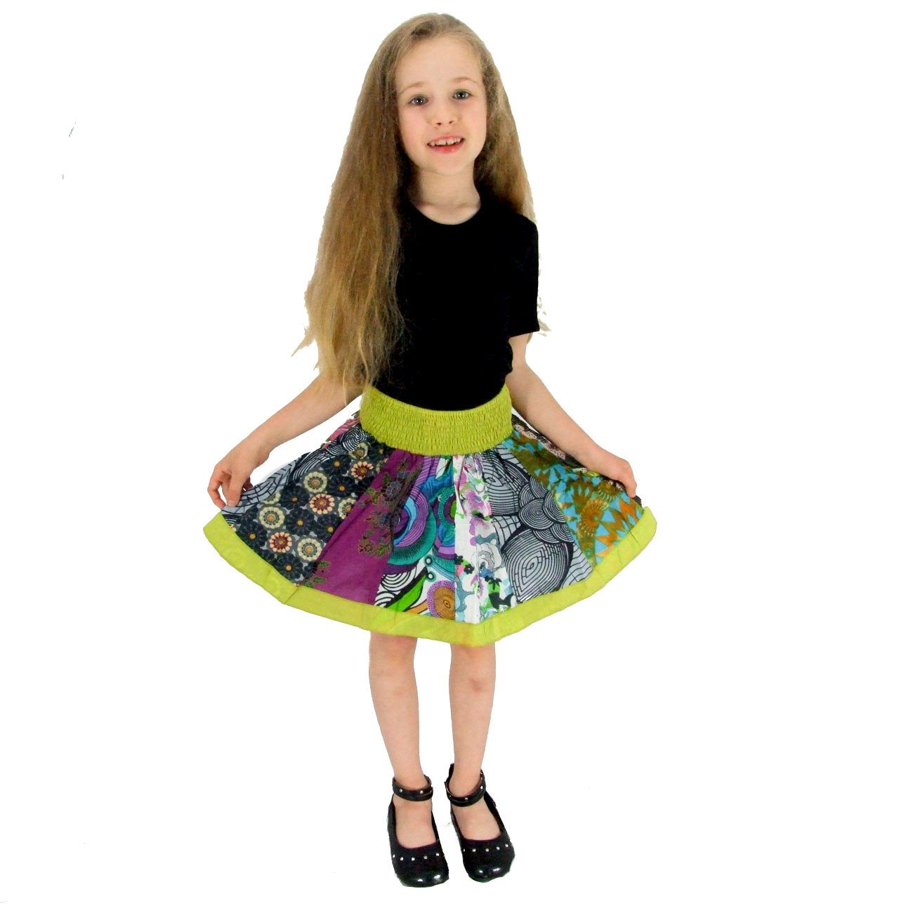 Children's skirt Karishma Green