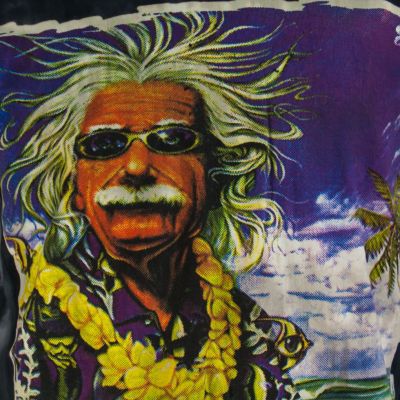 Men's tie-dye t-shirt Sure Einstein on Holiday Black Thailand