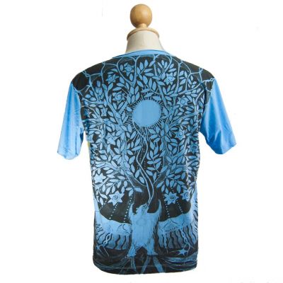 Mirror t-shirt Magical Tree Blue Thailand