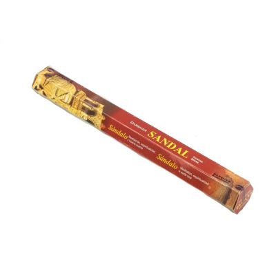 Incense Darshan Sandal | Packet 20 sticks, Box of 6 packets for the price of 5