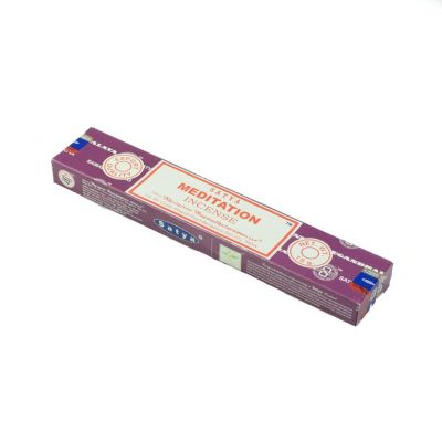 Incense Satya Meditation | Packet 15 g , Box of 12 packets for the price of 10