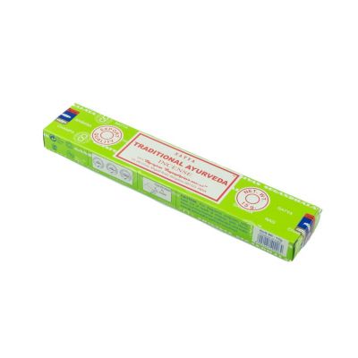 Incense Satya Traditional Ayurveda | Packet 15 g, Box of 12 packets for the price of 10