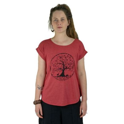 Women's t-shirt with short sleeves Darika Beauty of Wildlife Red | S/M