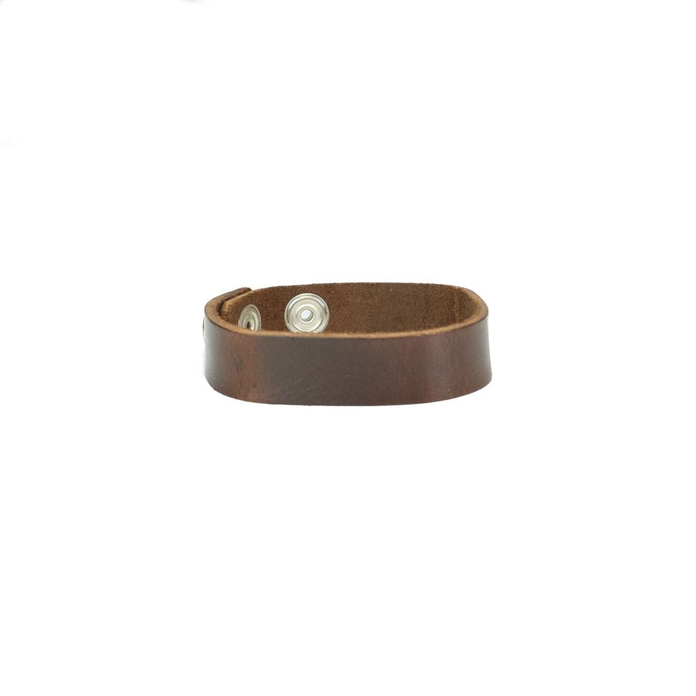 Leather bracelet Dika Brown