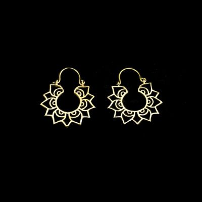 Brass earrings Dipti India