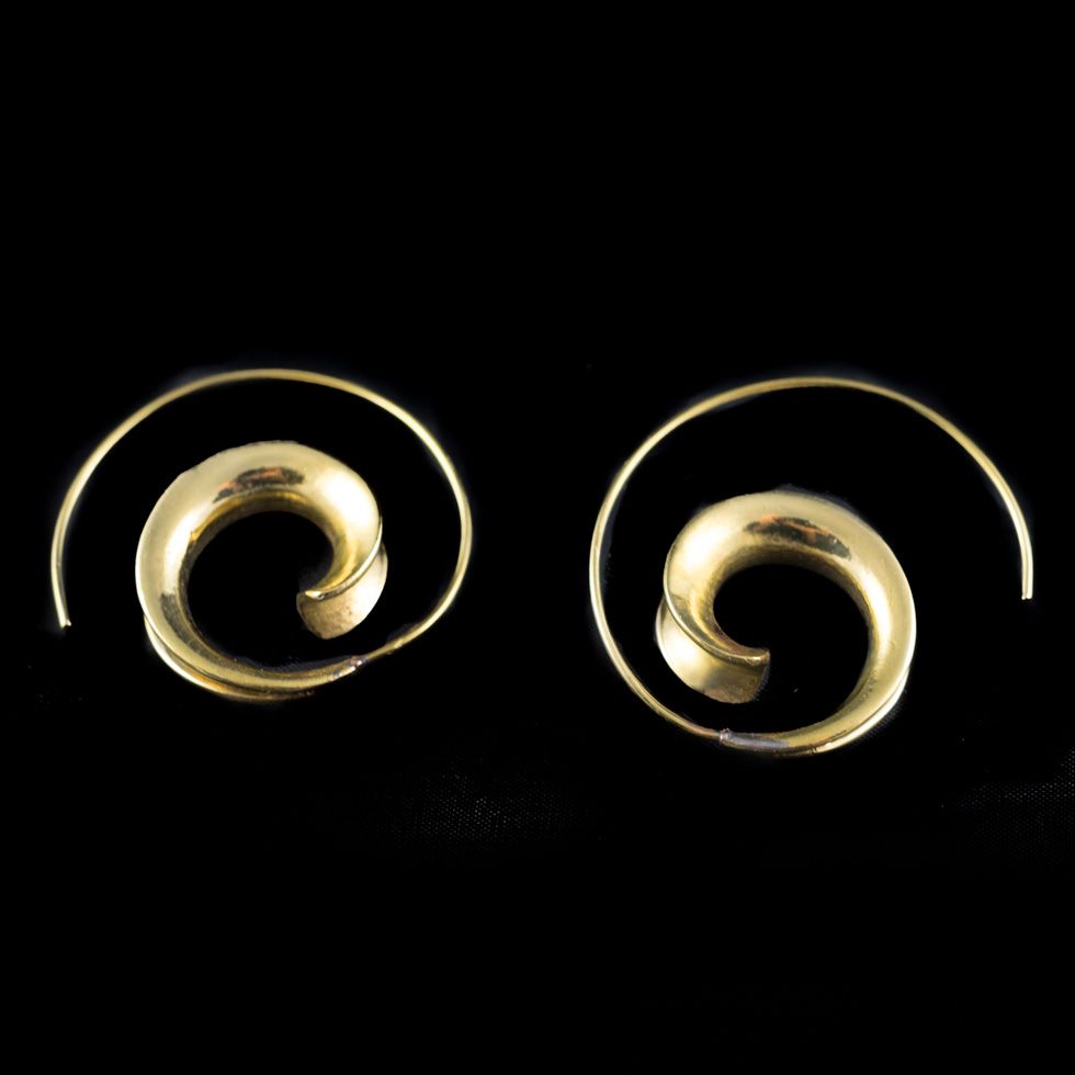 Brass earrings Kanti India