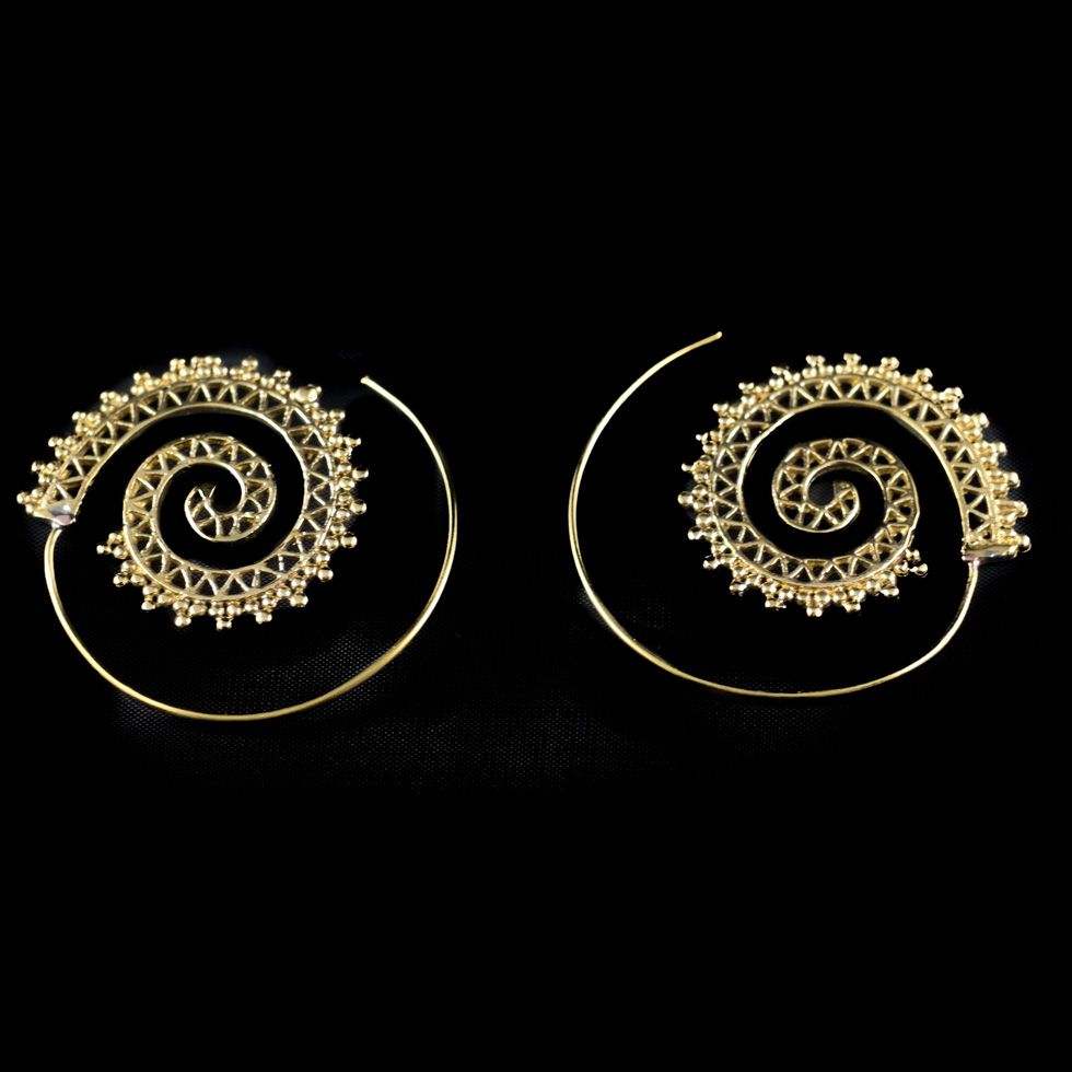 Brass earrings Uttara India
