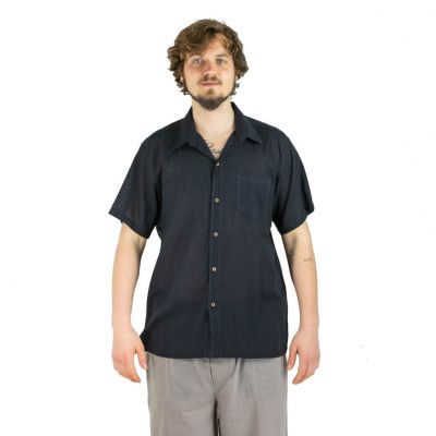Men's shirt with short sleeves Jujur Black | XL, XXL