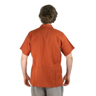 Men's shirt with short sleeves Jujur Orange Thailand