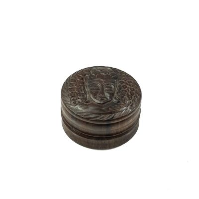 Carved grinder Buddha - medium India