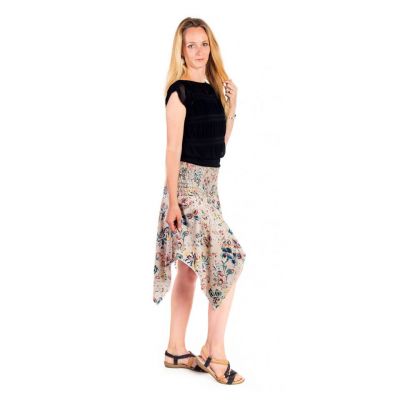 Pointed skirt with elastic waist Malai Terramat Thailand