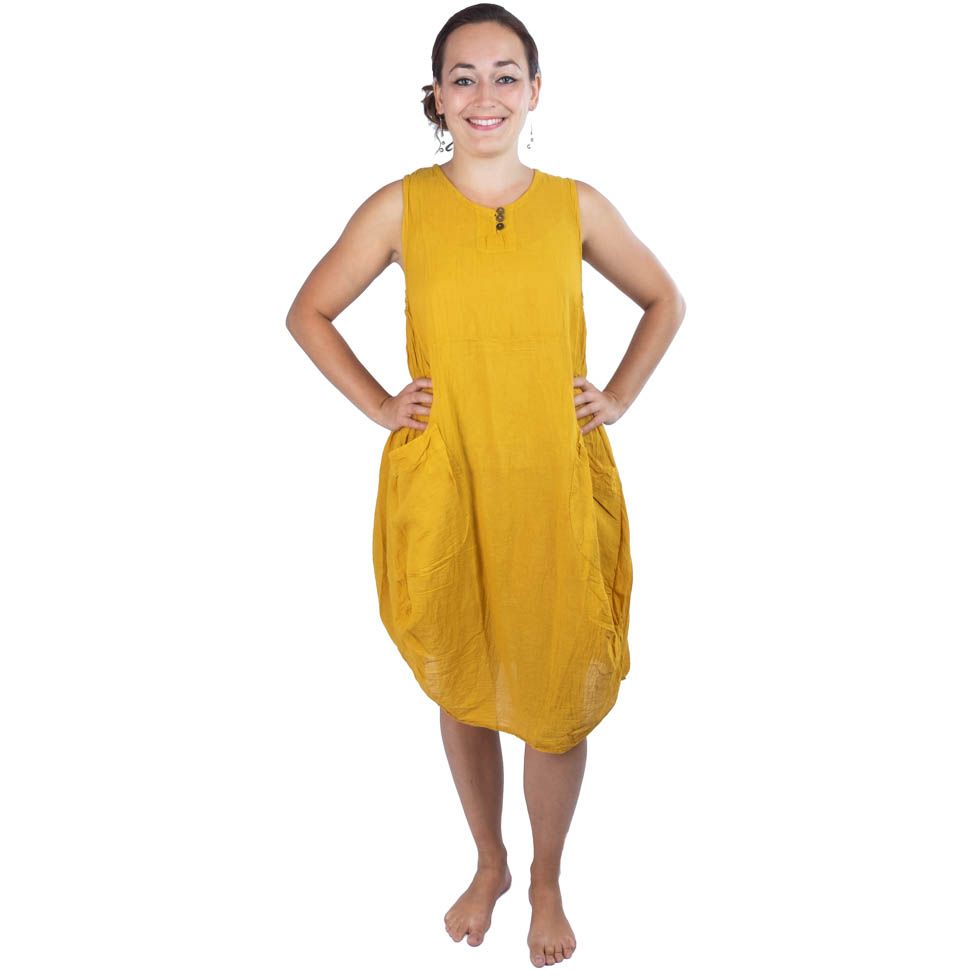 Summer dress Kwanjai Yellow Thailand