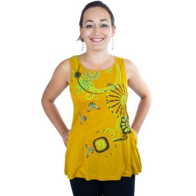 Ethnic top Banou Yellow | S, M, L, XL, XXL