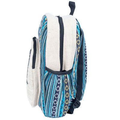 Ethnic backpack made of hemp Owl Nepal