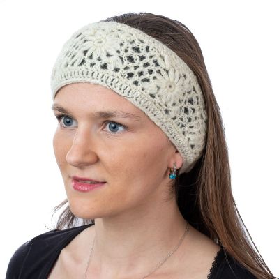 Woolen hairband Bardia Flake | headband, set headband and fingerless gloves, set hat, fingerless gloves and headband