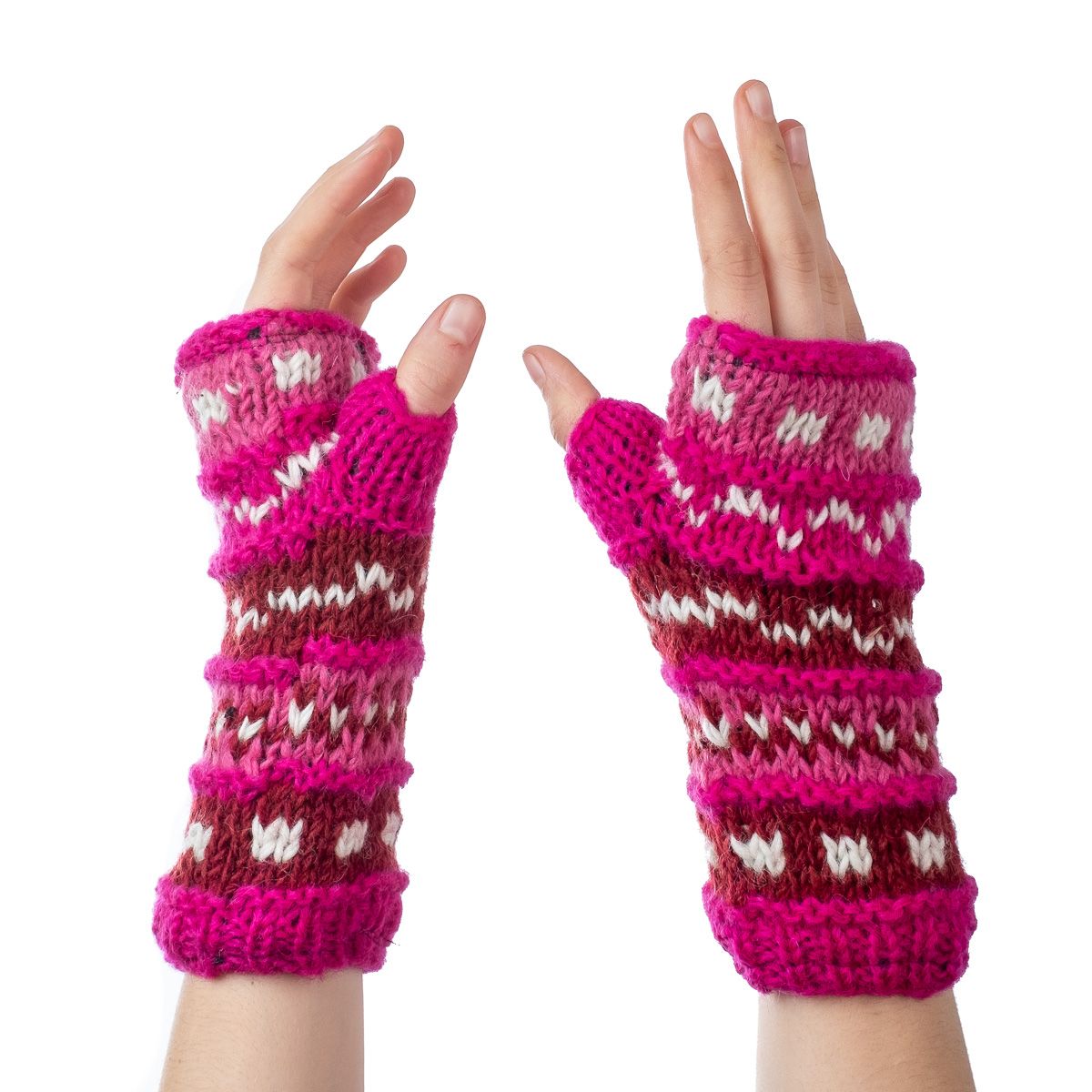 Woolen fingerless gloves Sandip Candy Nepal