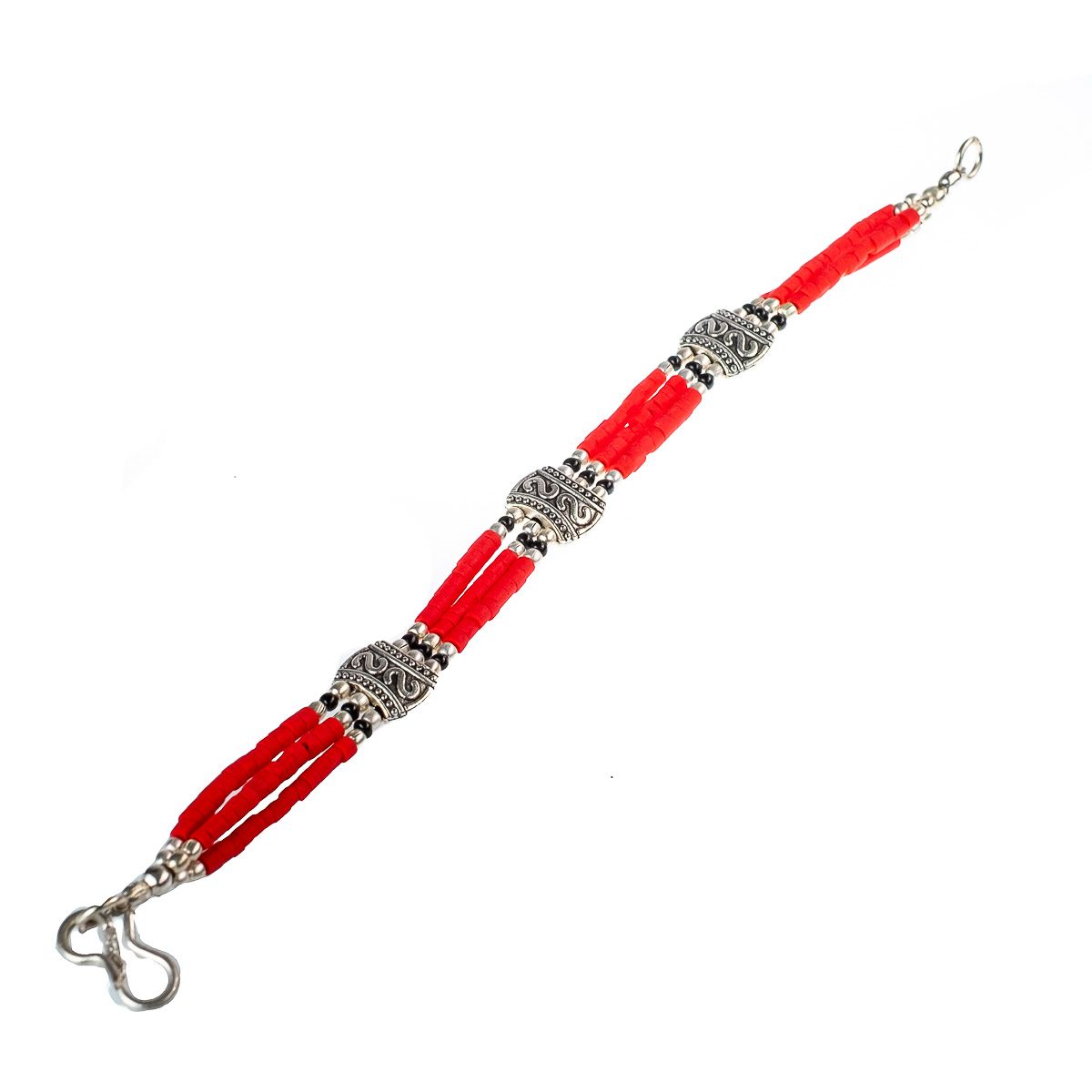 Bead bracelet Ratul Red Nepal