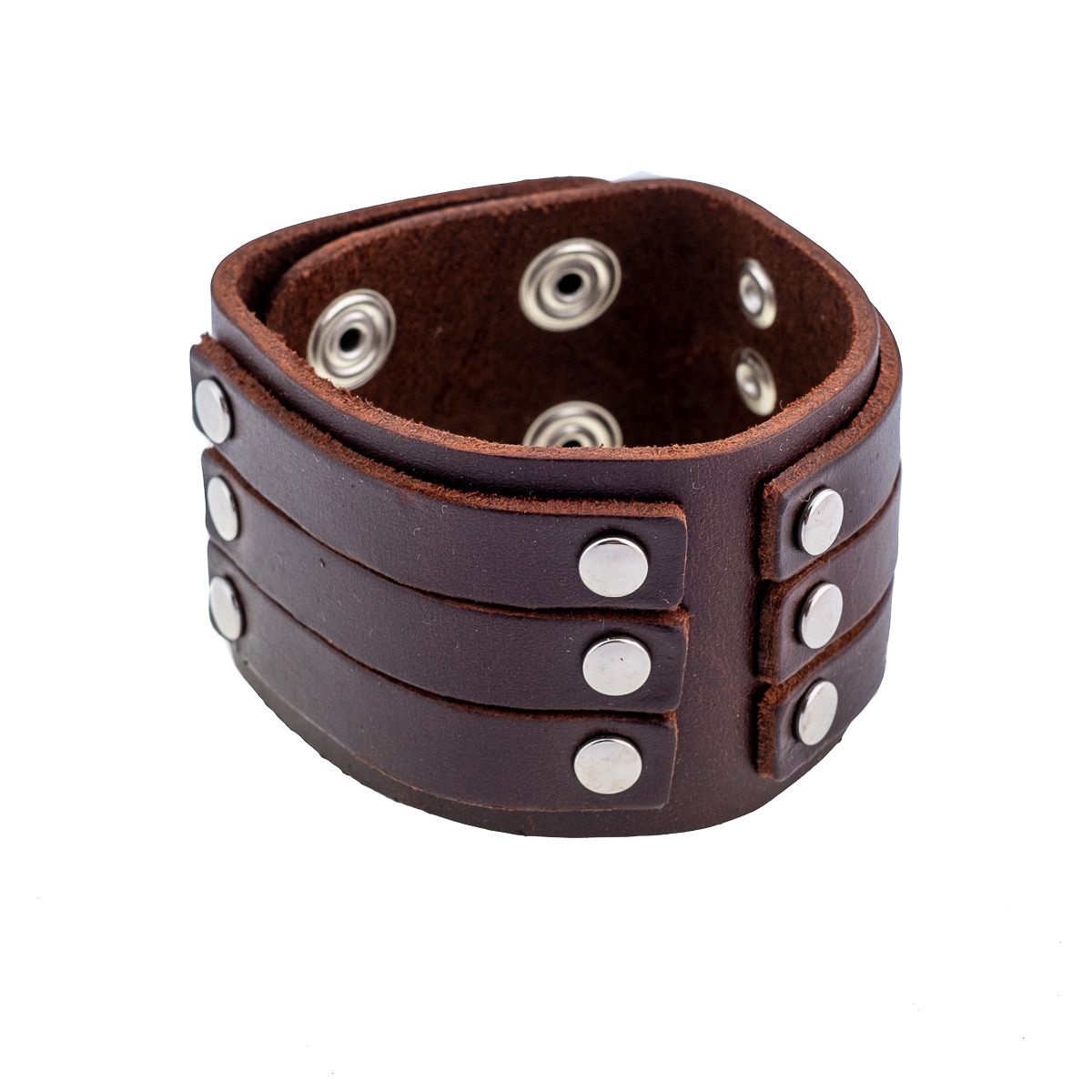 Leather bracelet Sitidiyo Brown