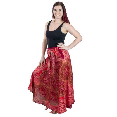 Long ethnic skirt with coconut buckle Kelapa Darah | UNISIZE