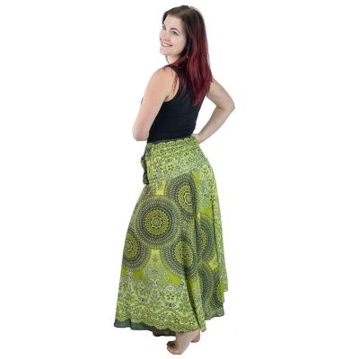 Long ethnic skirt with coconut buckle Kelapa Jimin Thailand