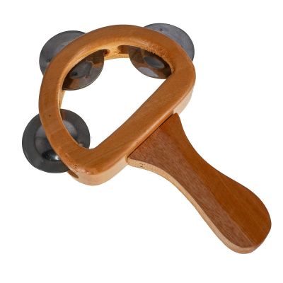 Tambourine with handle