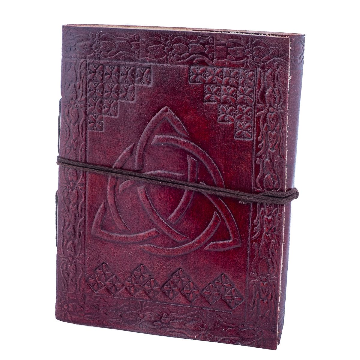 Leather notebook Triquetra India