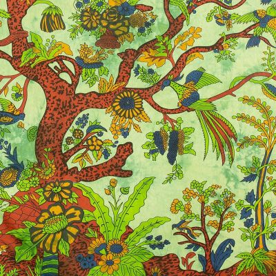 Cotton bed cover Tree of Life India