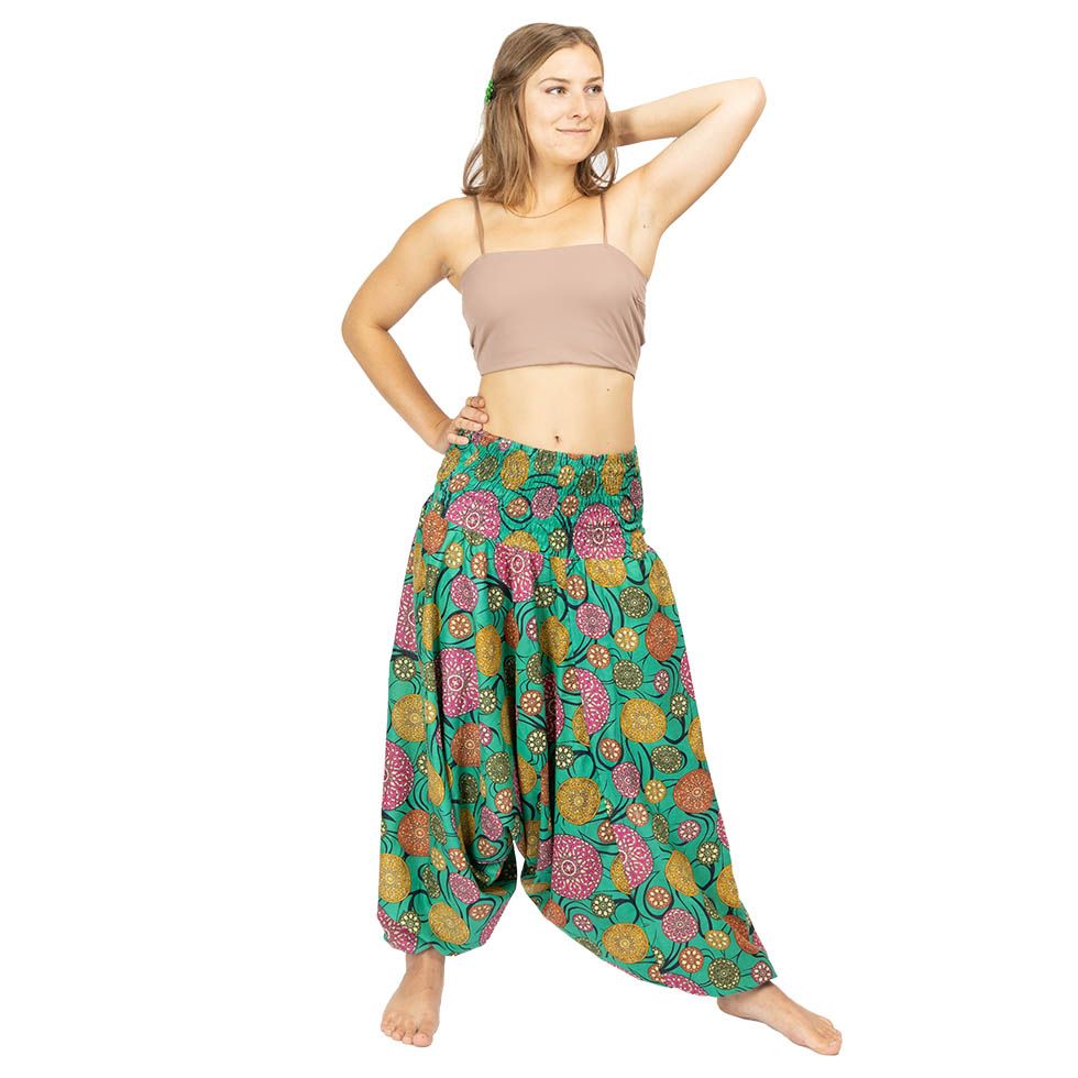 Womens Indian Harem Trousers Yoga Dance Baggy Thai Loose Boho Hippie Hippy  Pants | eBay
