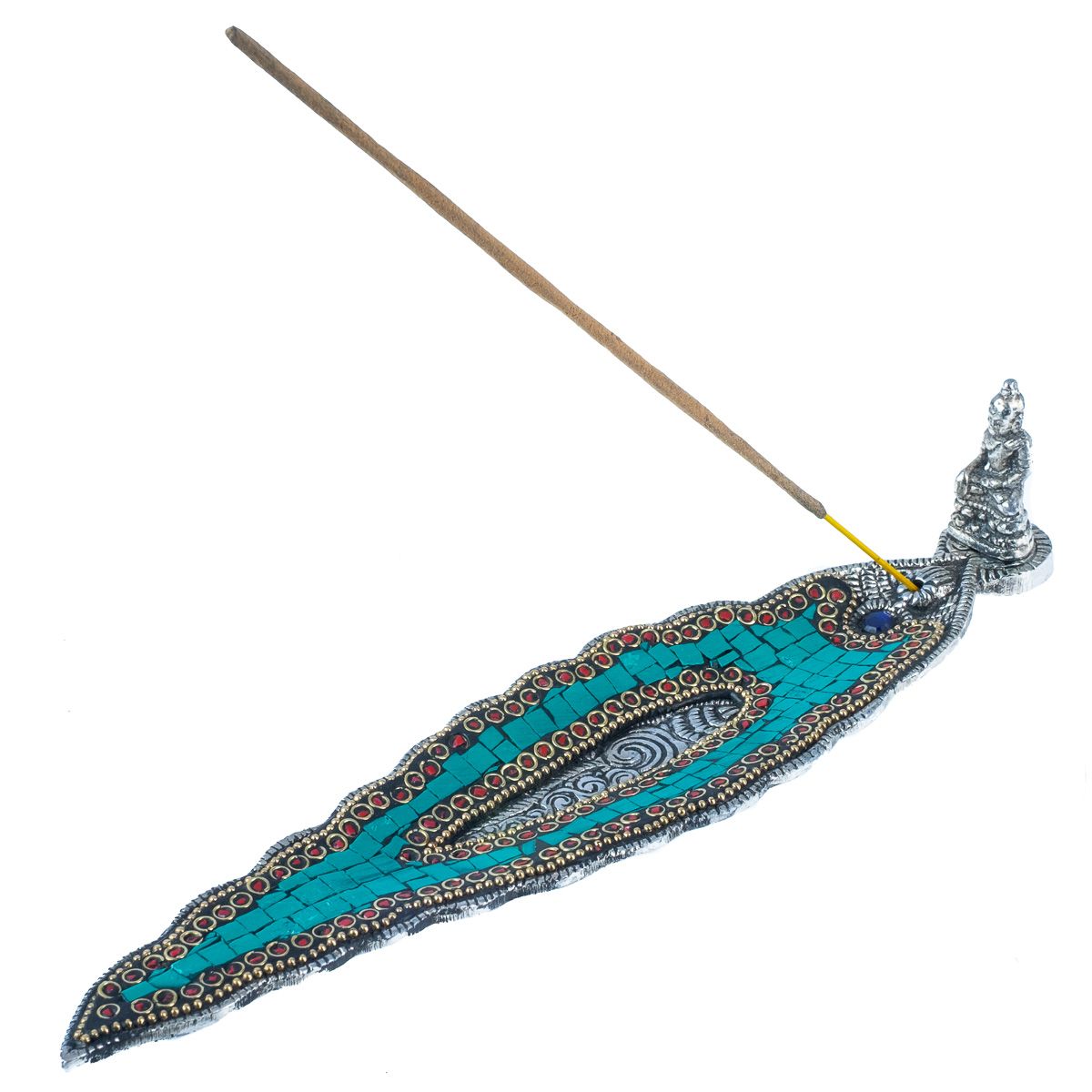 Metal incense holder Buddha – turkit India