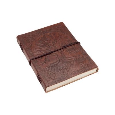 Leather notebook Tree of Life | small, large, maxi